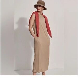 varley cheston relaxed knit dress | Dresses | Varley Maxi Dropped Shoulders White Size Xs treet-app